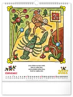 Nástěnný kalendář 2027 Notique Josef Lada – Říkadla, 30 x 34 cm (7)