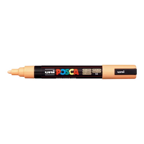 Dekorační popisovač Posca PC-5M, světle oranžová (54), 1,8-2,5 mm