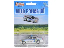 Auto 2-Play Traffic policie CZ kovové 8 cm na volný chod (2)