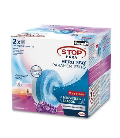 Ceresit STOP VLHKOSTI - přístroj AERO 360° tablety, 2 x 450g, HENKEL, levandule
