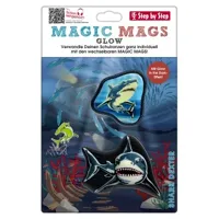 Sada magnetických obrázků Step by Step MAGIC MAGS Glow - Shark Dexter (4)