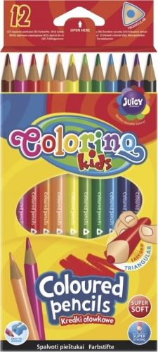 Pastelky Colorino trojhranné - 12 barev