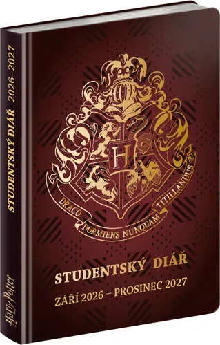 Studentský diář září 2026 – prosinec 2027 Notique Harry Potter
