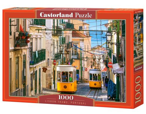 Puzzle Castorland 1000 dílků - Lisabonská tramvaj, Portugalsko