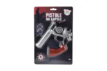 Revolver na kapsle 8 ran kovový 22 cm (1)