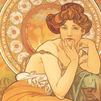 Nástěnný kalendář poznámkový 2027 Notique Alfons Mucha, 30 x 30 cm (7)