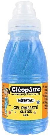 Třpytivý gel CLEOPATRE 250 ml - NEON modrá