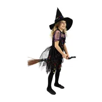 Dětský kostým Čarodějnice/Halloween barevná, vel. M (3)
