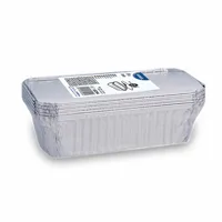 Miska (ALU) hranatá 218 x 112 x 60 mm 900 ml + víčko, 5 sad (1)
