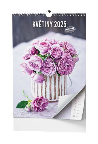 Nástěnný kalendář 2025 Baloušek - Květiny