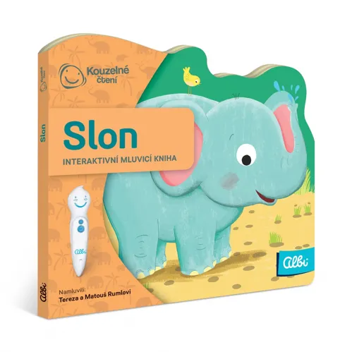 ALBI Kouzelné čtení - Minikniha s výsekem - Slon