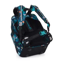 Školní batohový set 5-dílný Bagmaster Lumi 24 E Kostičkový svět + gumovací pero Pilot Frixion (5)