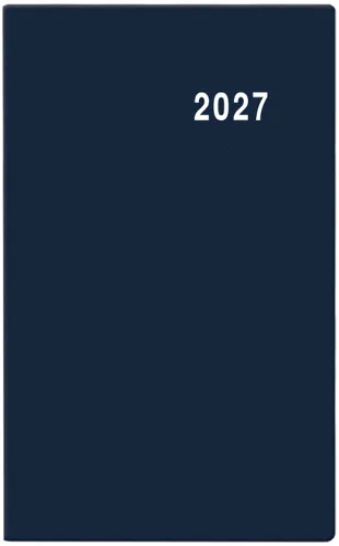 Týdenní diář 2027 Baloušek Gustav PVC modrá