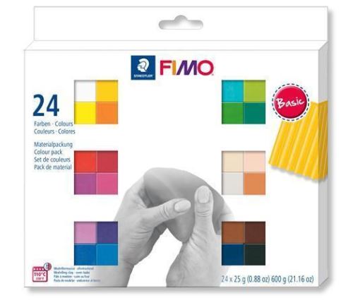 Modelovací hmota FIMO® soft - sada 24 barev 25g