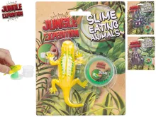 Jungle Expedition sliz se zvířetem 10 cm - mix motivů