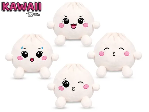 Plyšový knedlíček Plush Friends Kawaii Bao 25 cm - mix motivů