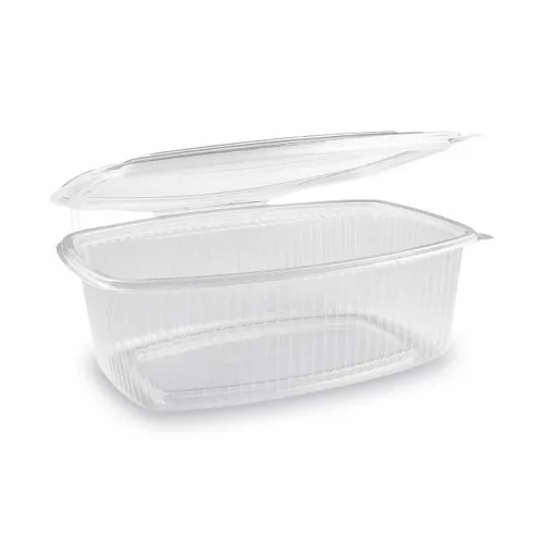 Miska (PP) s víčkem oválná průhledná 2000 ml, 25 ks