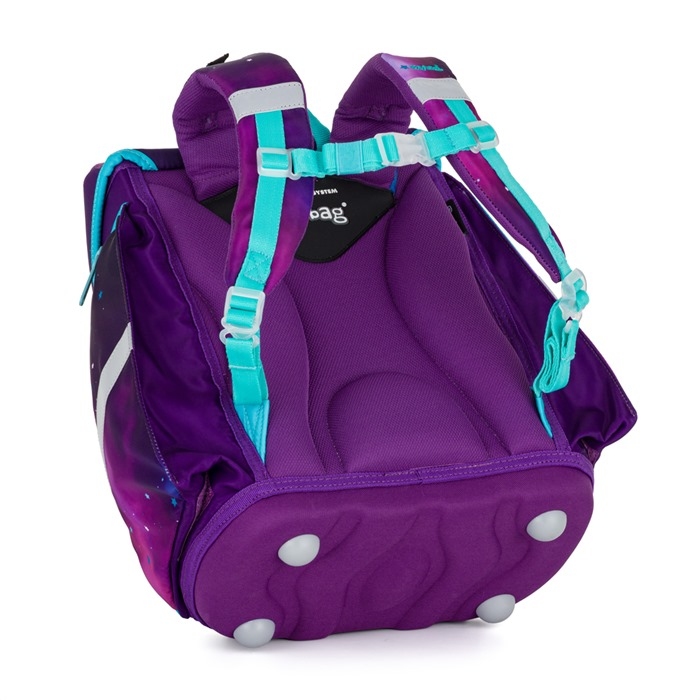 Záda a ramenní popruhy batohu Oxybag Premium Light Dream – anatomické tvarování a hrudní popruh