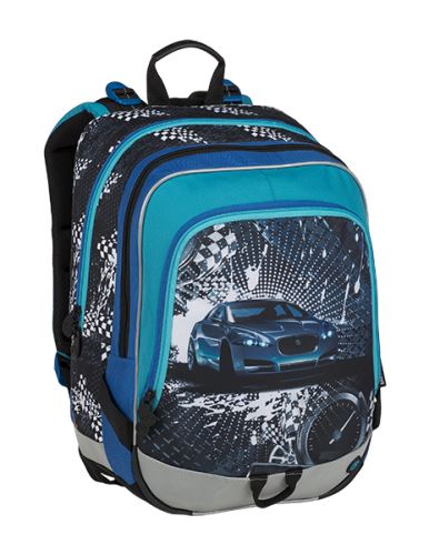 Bagmaster školní batoh ALFA 9 C Blue/Black, 3 roky záruka