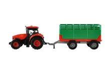 Traktor Zetor s vlekem 36 cm na setrvačník se světlem a zvukem (5)