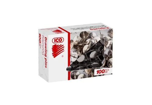 Připínáčky niklové ICO 223, 100 ks