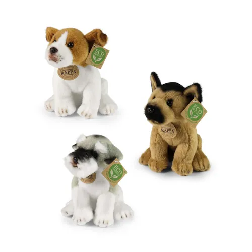 Plyšový pes jack russell knírač německý ovčák 20 cm ECO-FRIENDLY