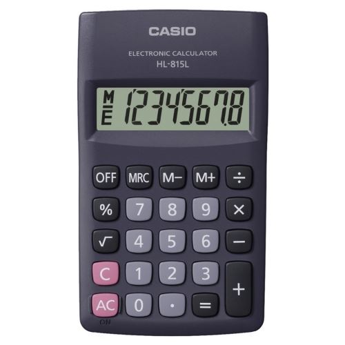 Kalkulačka kapesní CASIO HL 815L BK