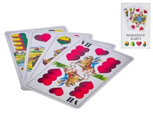Mariášové karty 6,5x1,5x10,5cm 32ks v papírové krabičce Mariášové karty 6,5x1,5x10,5cm 32ks v papírové krabičce