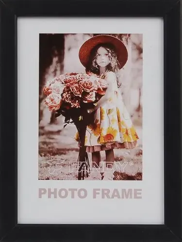 Fotorámeček dřevěný Style 4 13x18 cm - černý