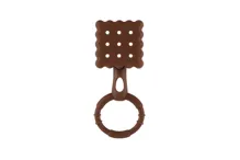 Silikonové chrastítko keksík 13 cm (6)