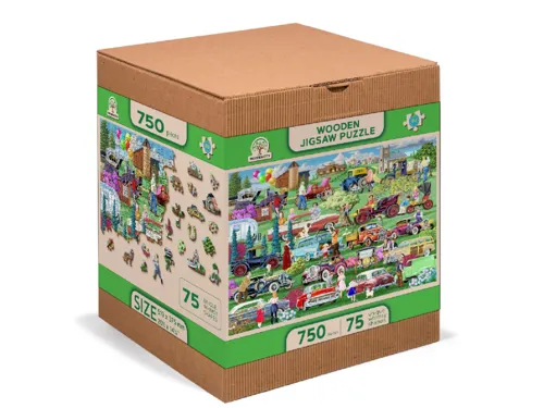 Dřevěné puzzle XL, 750 dílků - Veteráni