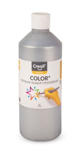 Temperová barva CREALLCOLOR, 500 ml, stříbrná