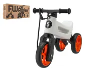 Odrážedlo Funny Wheels Rider SuperSport 2v1 bílé-oranžové, krabice