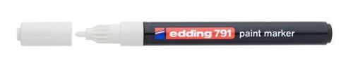 Lakový popisovač EDDING 791, 1-2mm - bílý