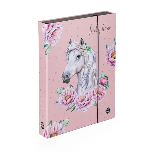 Box na sešity A4 Jumbo KARTON P+P - Kůň Romantic