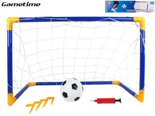 Branka fotbalová Gametime 79 × 50 × 43 cm s míčkem a pumpičkou