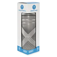 Zdravá lahev 700 ml s náhradní zátkou – SPORT XO stříbrná (1)