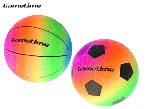 Gametime míč 23 cm duhový - mix motivů