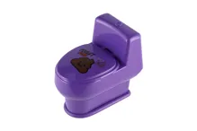 Záchod stříkací plast 6x10cm 4 barvy 12ks v boxu (10)