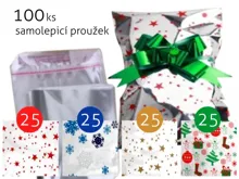 Dárkový sáček vánoční 15x25cm - mix motivů Dárkový sáček vánoční 15x25cm - mix motivů