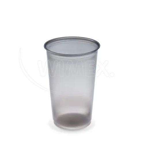 Kelímek (PP) Reware Cheers vratný kouřový Ø 78 mm 0,3 l, 58 ks