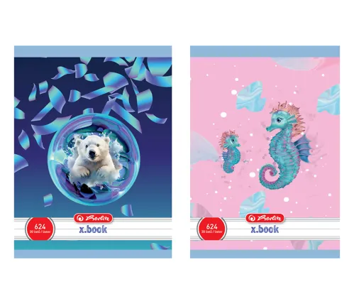 Sešit školní 624 A6/20 listů Herlitz - mix motivů