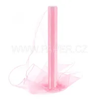 Organza 40cm/10y sv. růžová 006