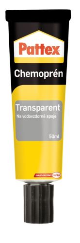 Lepidlo kontaktní Pattex Chemopren Transparent, 50 ml, HENKEL