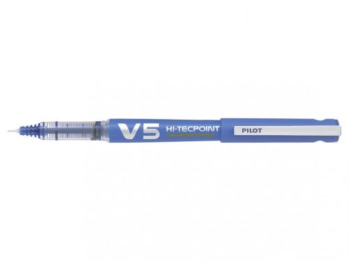 Roller s tekutým inkoustem PILOT Hi-Tecpoint V5 Cartridge System, BeGreen - modrá