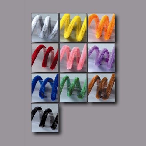 Chlupaté modelovací dráty (10ks) - mix 10-ti barev
