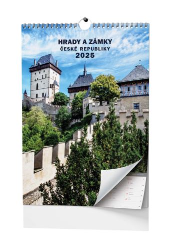 Nástěnný kalendář 2025 Baloušek - Hrady a zámky České republiky