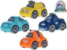 Auto policejní 8,5 cm na setrvačník - mix barev