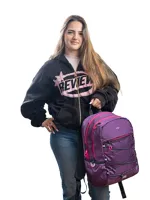 Studentský batoh STIL Baggo Tweeny, Deep Purple (14)