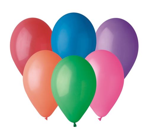 Balónky nafukovací průměr 30cm – mix pastelových barev, 100ks